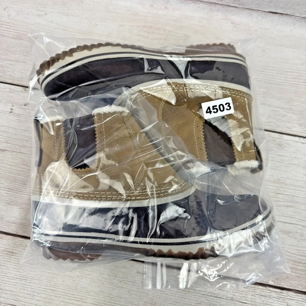 Eddie Bauer Hunt Pac Waterproof Weatheredge Winter Boots Slip On Women's 9.5 EXC